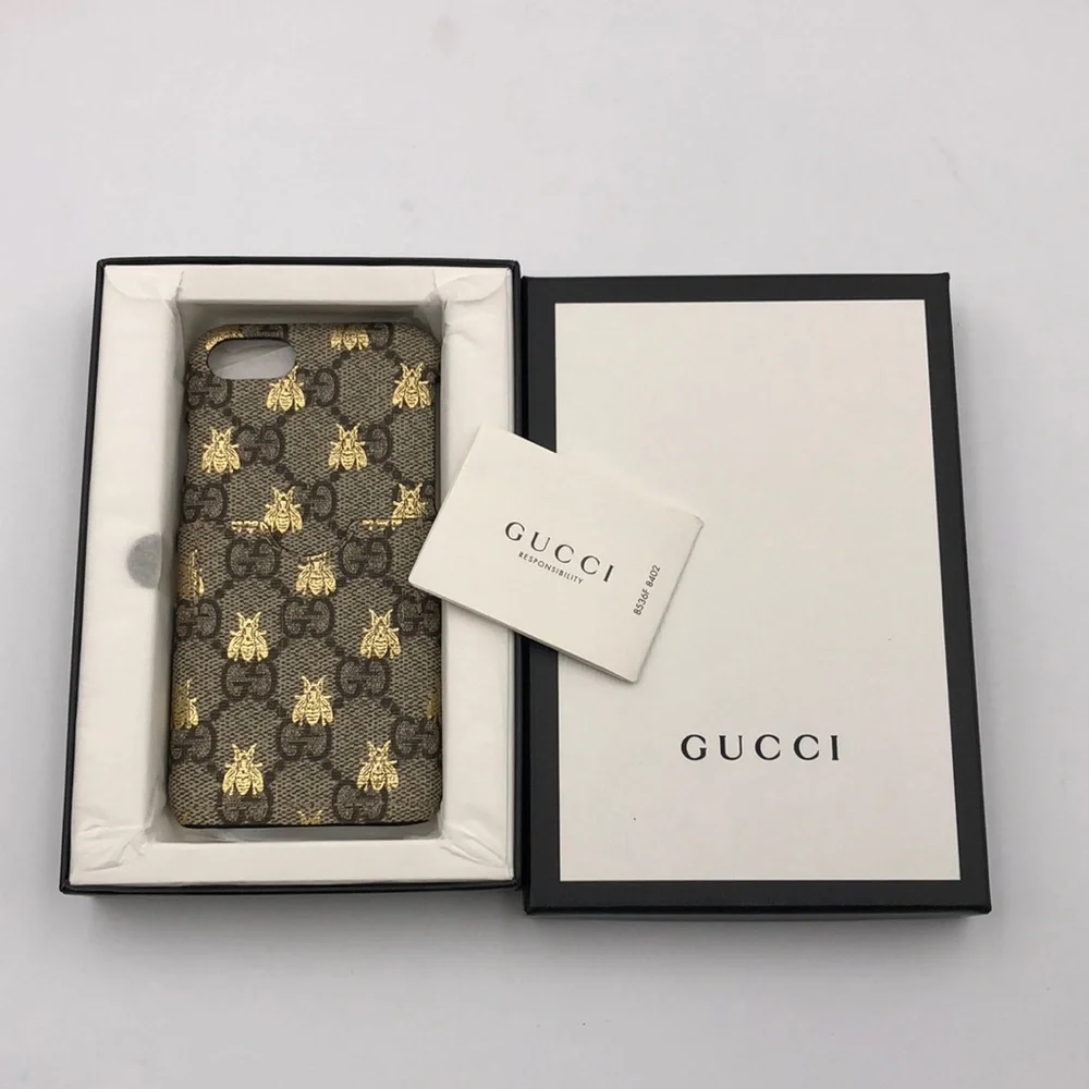 Gucci iPhone Bee Logo Phone Case